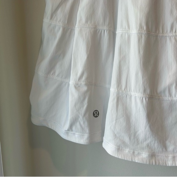 lululemon pace rival skirt regular 8 running yoga tennis EUC athleasure white - Picture 6 of 10
